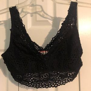 Black Lace Bralette size medium Altar’d State